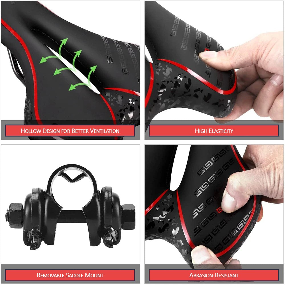 Sport Comfort Bike Saddle – VeloxSeat™-ridecyclonix.com