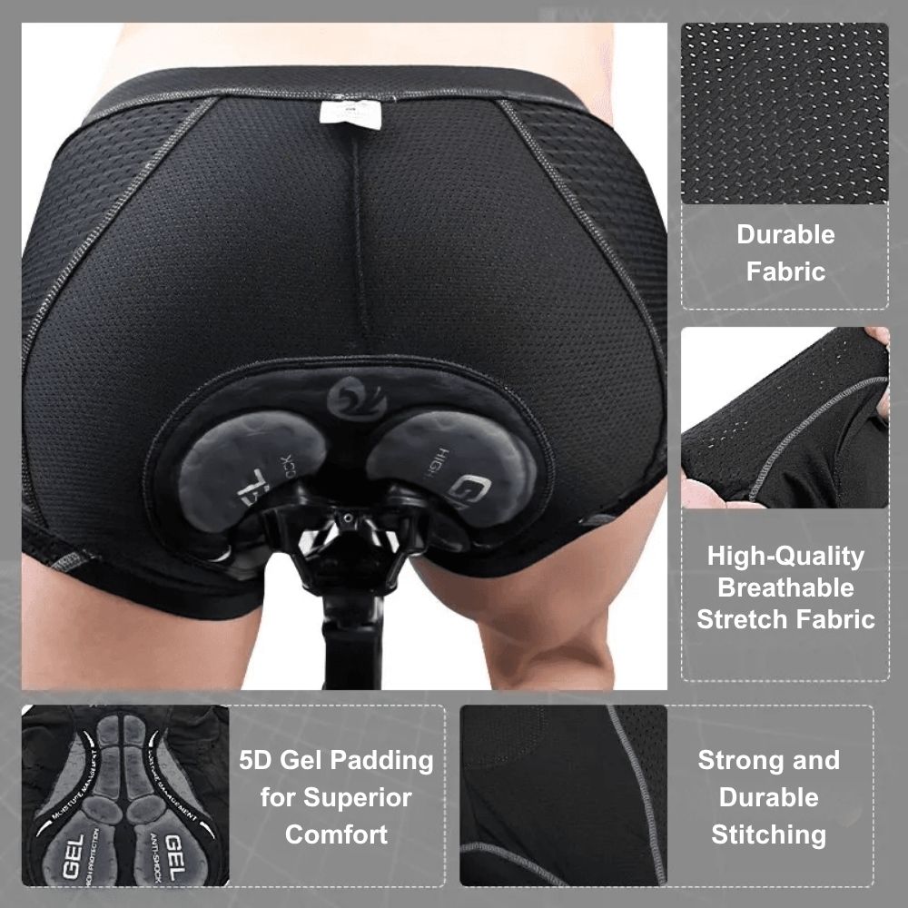 Cycling Underwear with 5D Gel Padding – CycloGel™-ridecyclonix.com