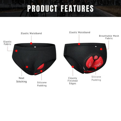 Cycling Underwear with 5D Gel Padding – GelCush™-ridecyclonix.com