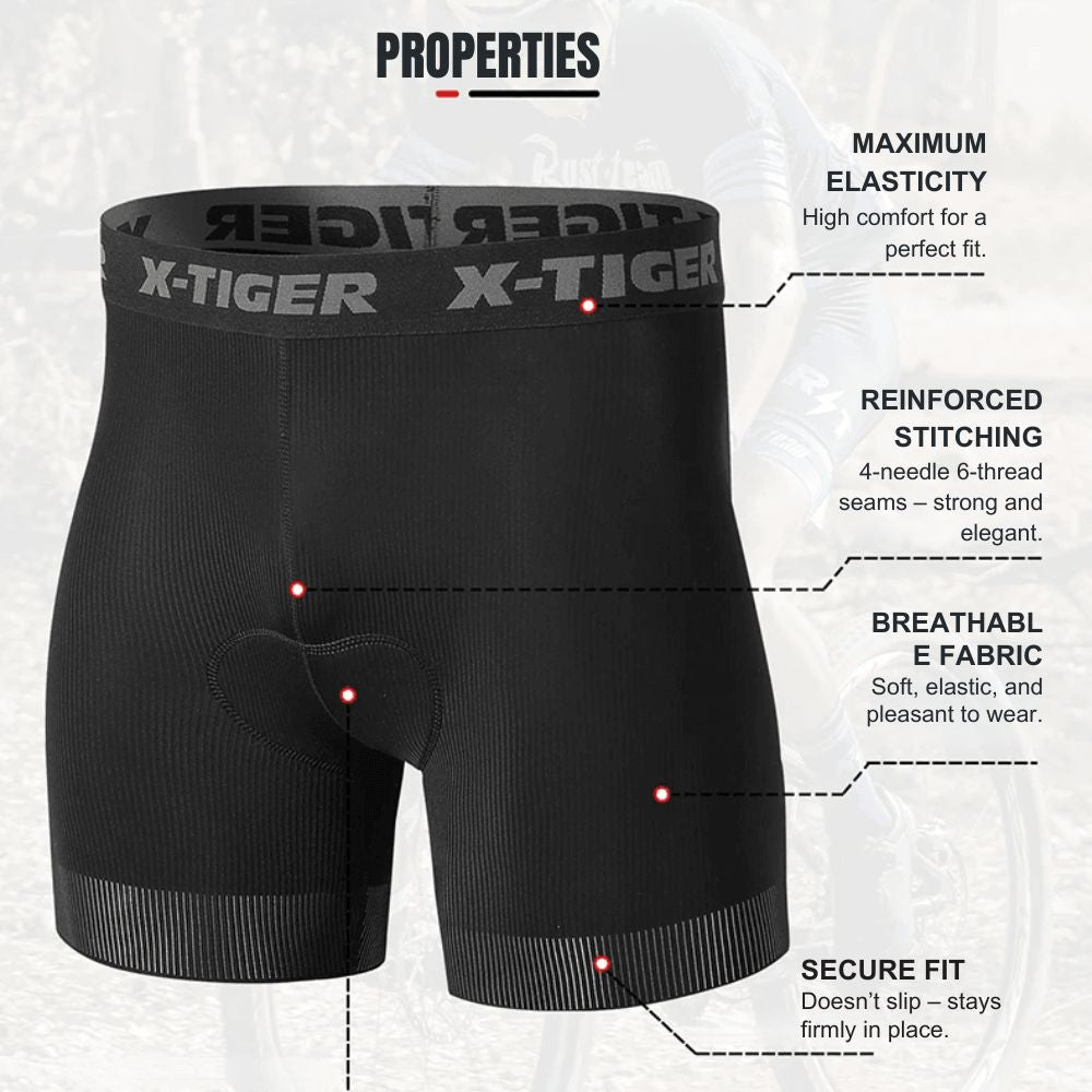 Cycling Underwear with 5D Gel Padding – RideGuard™-ridecyclonix.com