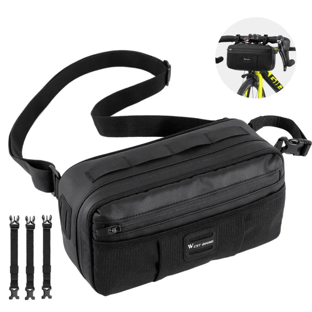 Spacious Handlebar Bag – BarCarrier™-ridecyclonix.com
