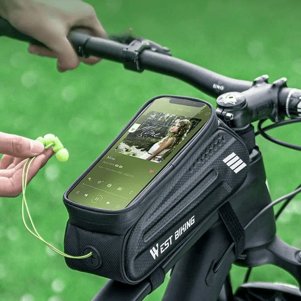 Handlebar Bag with Touchscreen Access – HandleBag™-ridecyclonix.com