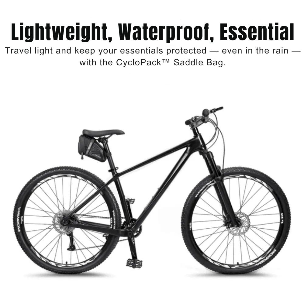 Saddle Bag for Daily Rides & Tours – CycloPack™-ridecyclonix.com